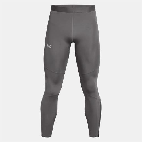 Gray Small Men's Under Armour Compression (New) Under Armour Launch Elite ColdGear Leggings Tights