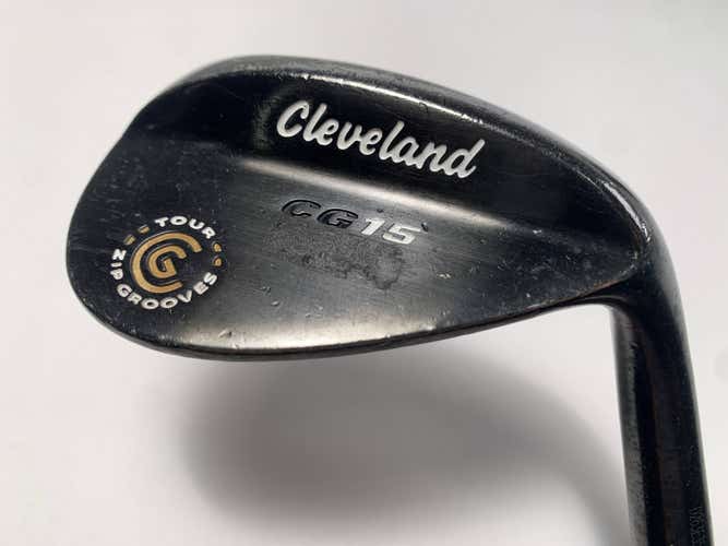 Cleveland CG15 Black Pearl Wedge 52* 10 Bounce Traction Wedge Steel Mens RH