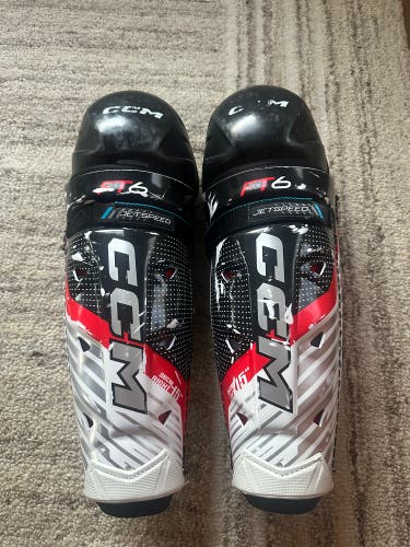 Senior CCM JetSpeed FT6 15" Shin Pads (Used)