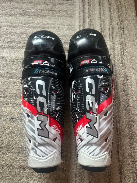Senior CCM JetSpeed FT6 15" Shin Pads (Used)