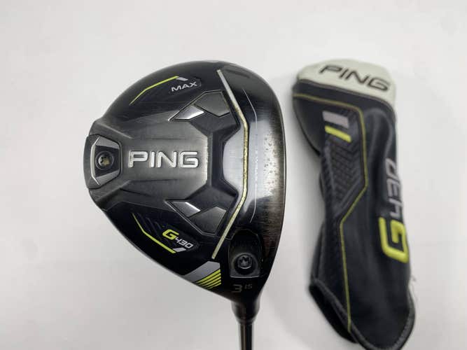 Ping G430 Max 3 Fairway Wood 15* Tour 2.0 75g Stiff Graphite Mens RH HC
