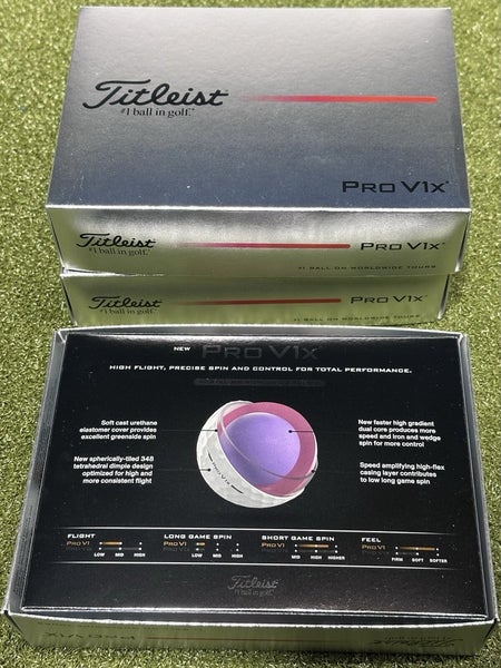 Titleist 2025 ProV1x Golf Balls White 3 Dozen NEW in Box