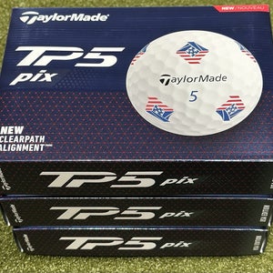 TaylorMade TP5 Pix USA Golf Balls Bundle 3 Dozen New!