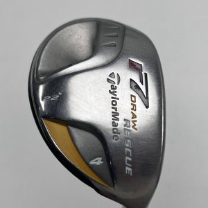 TaylorMade R7 Draw 4 Hybrid 22* REAX 55g Regular Graphite Mens RH