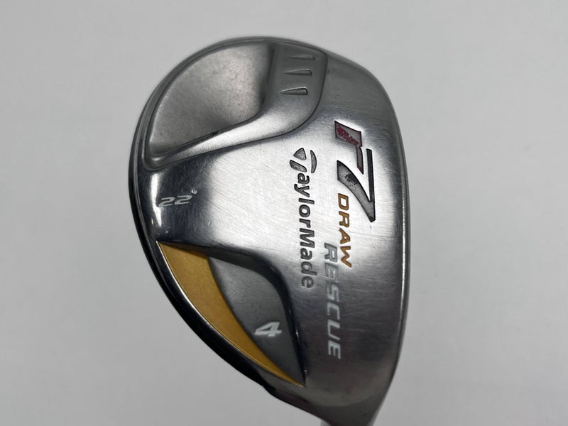 TaylorMade R7 Draw 4 Hybrid 22* REAX 55g Regular Graphite Mens RH