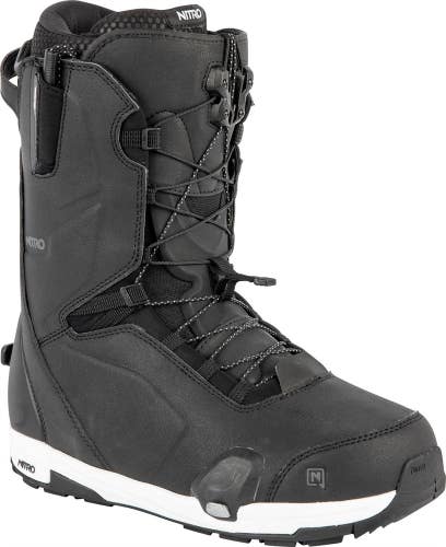 Nitro Profile TLS Step On Snowboard Boots, Men's 10, Black New 2024