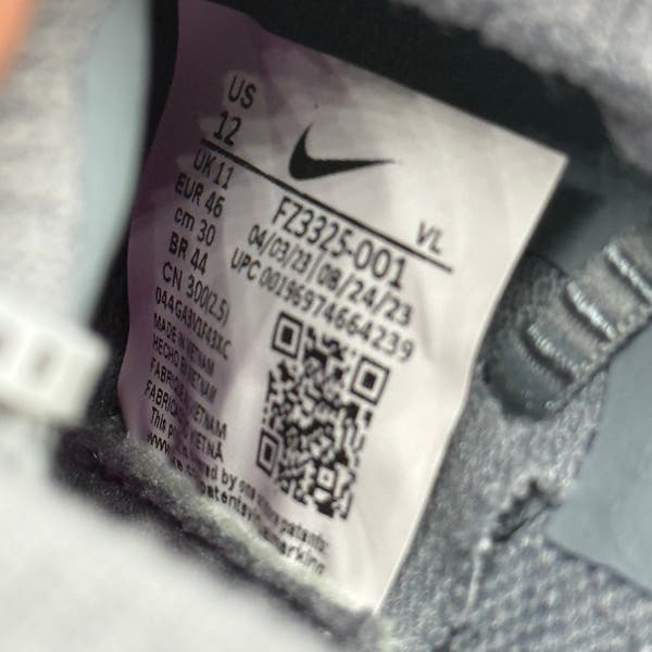 Nike Alpha Huarache NXT Baseball Metal Cleats Grey FZ3325  display picture 2