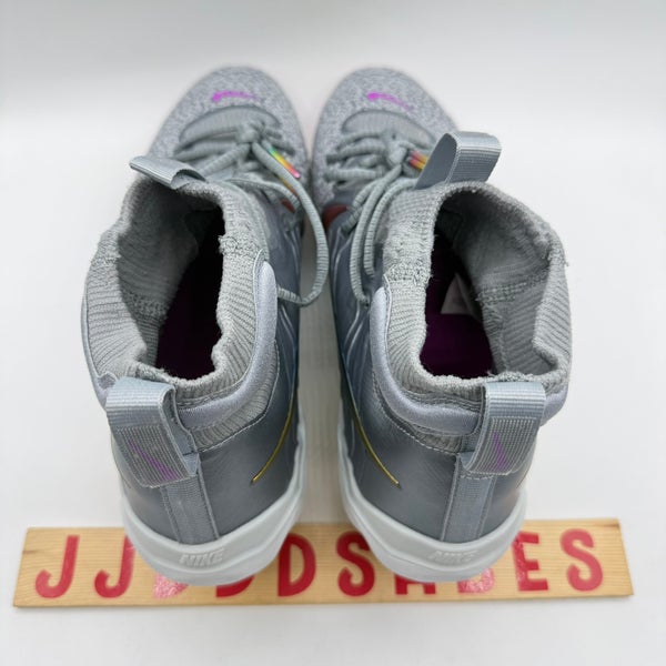 Nike Alpha Huarache NXT Baseball Metal Cleats Grey FZ3325  display picture 1