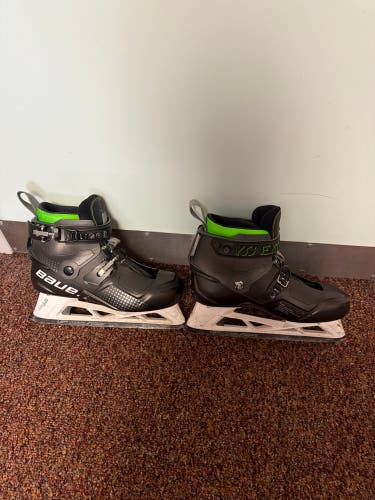 2022 Bauer Konekt Hockey Goalie Skates Regular Width 8.5 (Used)