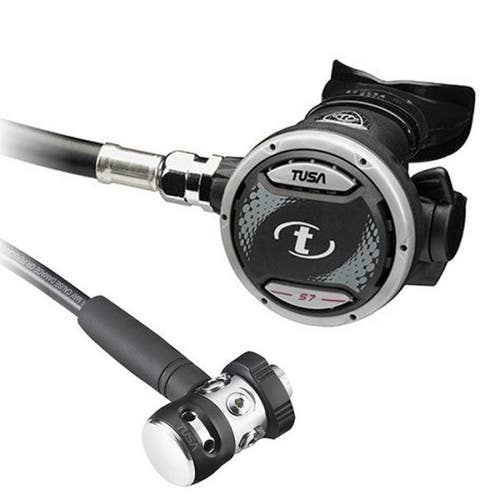 Tusa RS-1207E DIN Regulator Set Scuba Dive Piston 1st Stage R-1200, S-0007 2nd