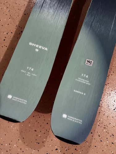 Women's 2025 Blizzard Sheeva 9 Skis With Bindings Max Din 11 (Used)