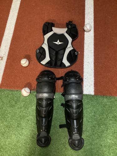 Black All Star System 7 Catcher's Set (Used)