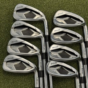 Ping G430 Iron Set 5-PW,45,50 Steel Stiff Right Green Dot +1