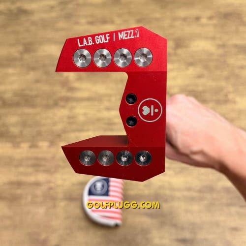 Lab Mezz. 1 Red Putter w/ Accra Shaft & Headcover (2873)