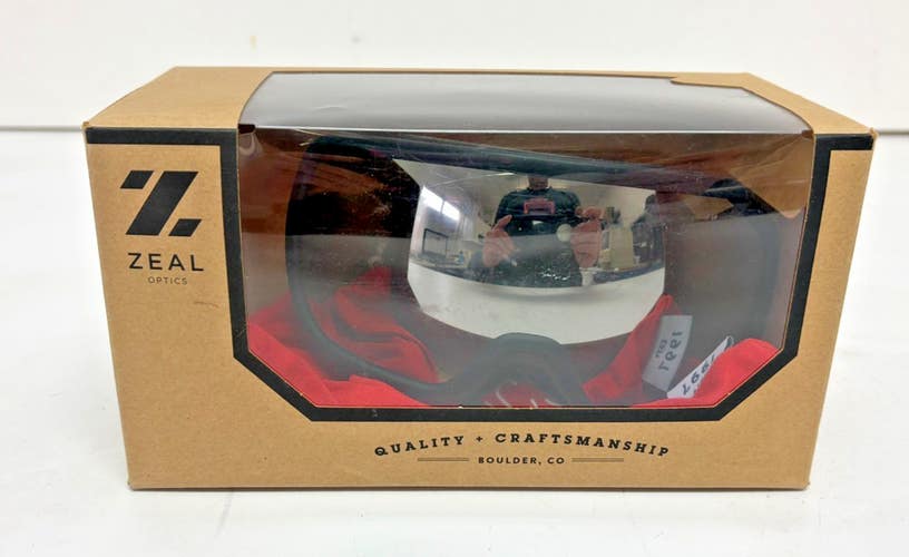 Zeal Optics Fargo Black Ski/Snowboard Goggles Mirrored Rose Lens NEW