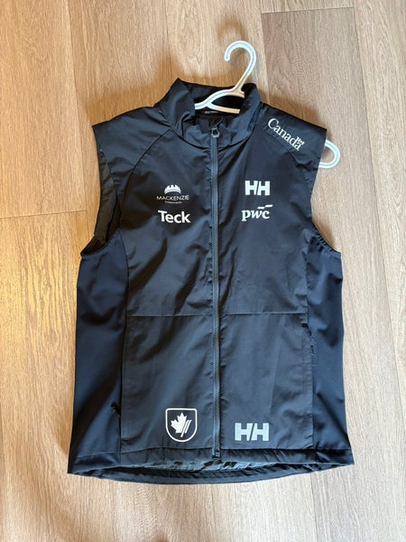 Canada Ski Team Black Medium Adult Unisex Helly Hansen Vest (Used)