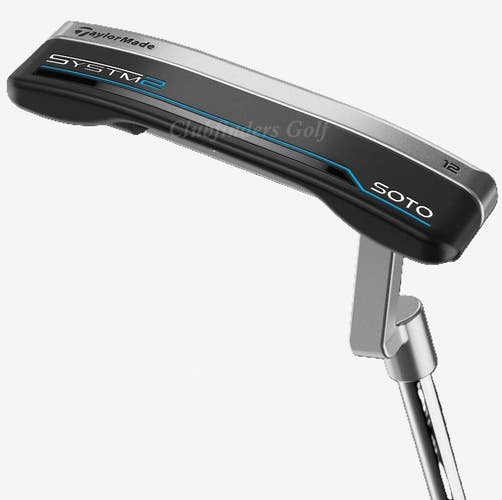 NEW!! TaylorMade 2026 SYSTM2 DEL MONTE 12 35" Plumber's-Neck Putter KBS w/ HC