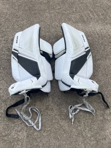 XS Bauer Supreme S27 Goalie Leg Pads Lightly Used
