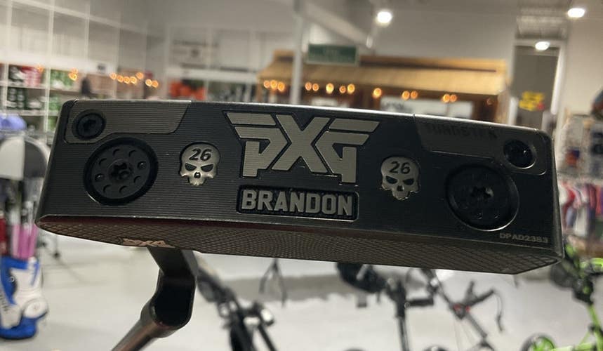 PXG BRANDON 26 Tungsten Blade Putter 35" Graphite Shaft LAMKIN 10" Grip