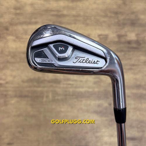 7 Iron- Titleist T300 2021 / AMT Red Steel, Stiff (27727)
