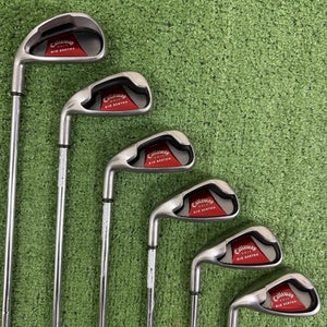 Callaway Big Bertha 2008 Combo Iron Set 5 i-Brid 6-PW Uniflex Steel Left Handed