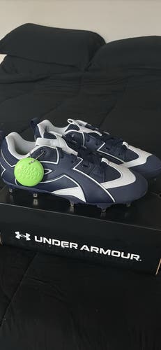 Blue Men's Size M 11.0 (W 12.0) Under Armour USA PRO TEAM ISSUED (New)