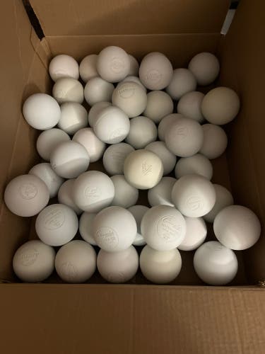 60 Assorted Lacrosse Balls New or lightly used.