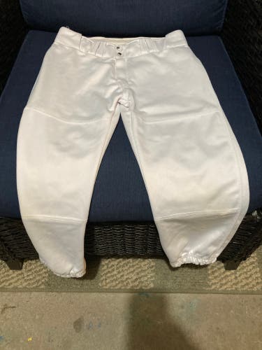 White Women's Small Adult Champro Game Pants (Used)