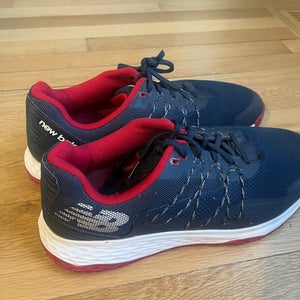 New Balance Men’s Fresh Foam PaceSL Spikeless Golf Shoe - Navy Red - Mesh - Size 13
