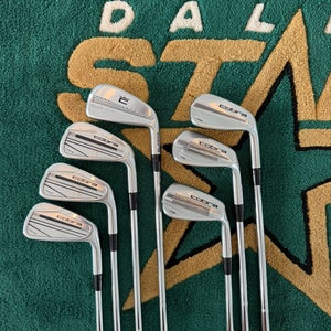 Cobra Cobra 3DP Tour Right Handed Iron Set Extra Stiff Flex Steel Shaft (Used)