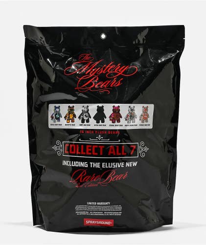 Sprayground Mystery Bag 7-Rare Bears Backpack 16 in Multicolor Stuffed SPR195