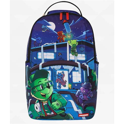 Sprayground Misfits Of Moneyville Backpack Unisex Multi Graphic Print Bag SPR182