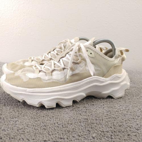 Sorel Kinetic Breakthru Tech Lace Womens Size 9.5 Running Shoes Cream Beige