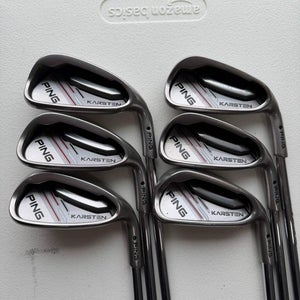 Ping 2014 Karsten Iron Set 5-PW Black Dot CFS Distance Regular Flex +1/4 NICE