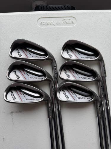 Ping 2014 Karsten Iron Set 5-PW Black Dot CFS Distance Regular Flex +1/4 NICE