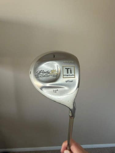Cobra Lady Titanium Offset Driver 12 Graphite Ladies Flex 43.5 +HC