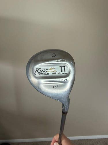 Cobra King Titanium Offset 3-Wood 15 Regular Flex 43 +HC