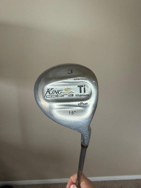 Cobra King Titanium Offset 3-Wood 15 Regular Flex 43 +HC