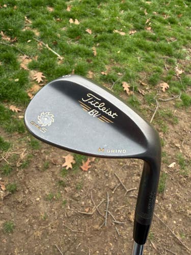 Titleist Vokey SM5 Raw Black Lob Wedge 58 / 8 Wedge Flex 35.25 NICE