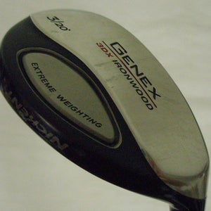 Nickent Genex 3DX Ironwood 3 Hybrid 20* (Graphite Stiff) Rescue Golf Club