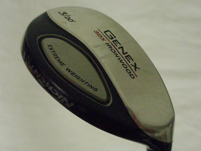 Nickent Genex 3DX Ironwood 3 Hybrid 20* (Graphite Stiff) Rescue Golf Club