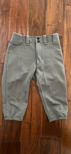 Gray Unisex Large Youth Mizuno Game Pants (Used)