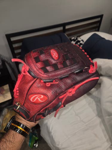 Rawlings Outfield RH RPT25 Fast Back Baseball Glove 12.5" (Used)