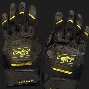 Small Rawlings Adult Workhorse Batting Gloves (New)