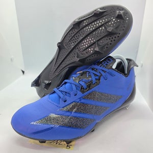 Adidas Adizero Electric II Football Cleats Royal Blue Black Men's sz 9 / JH8745