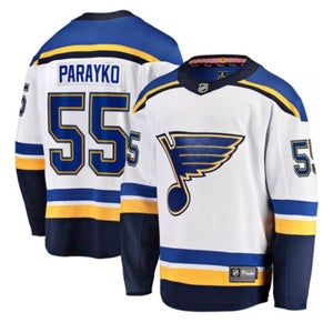 Fanatics Breakaway Colton Parayko St Louis Blues Mens Away Hockey Jersey 3XL