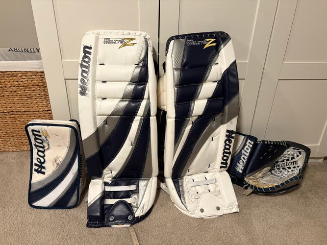 34" Heaton Regular Goalie Full Set (Used)