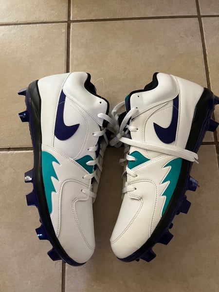 Nike Air Jordan Stadium 90 Football Cleat White Grape Ice HQ0210 105 Men Sz 15
