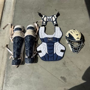 Navy Rawlings Catcher's Set (Used)
