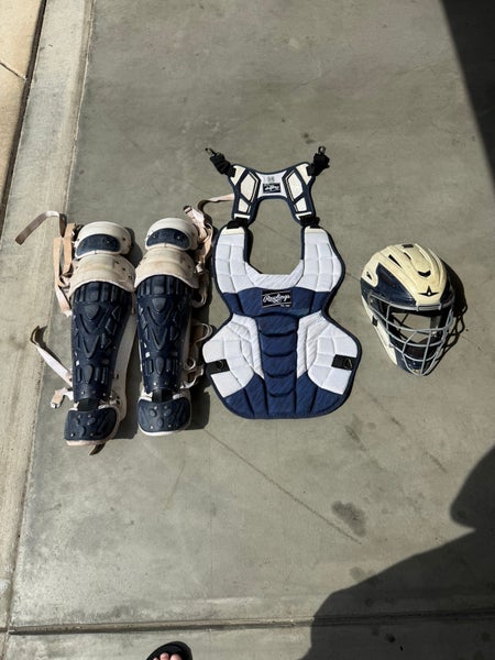 Navy Rawlings Catcher's Set (Used)